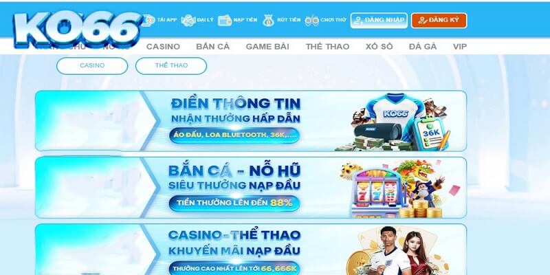 Lưu ý khi tham gia nhận quà từ KO66 Lưu ý khi tham gia nhận quà từ KO66